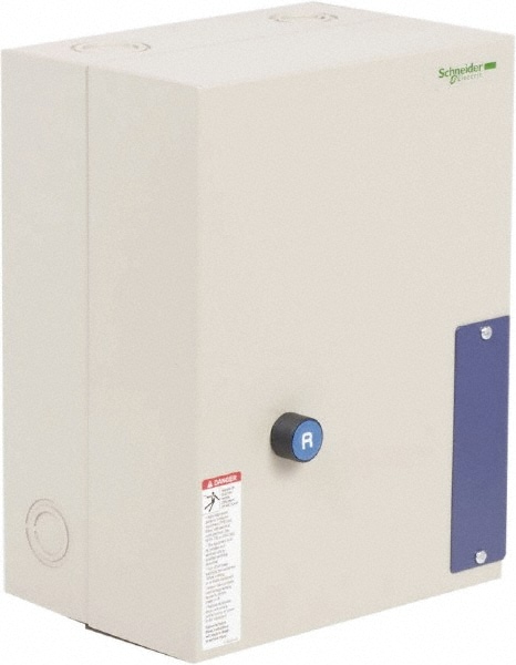 Schneider Electric LE1D803A62OG70 3 Pole, 80 Amp, 120 Coil VAC, Nonreversible Enclosed IEC Motor Starter Image