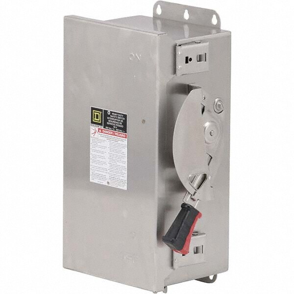 60 Amp, 600 VAC/VDC, 3 Pole Nonfused Safety Switch