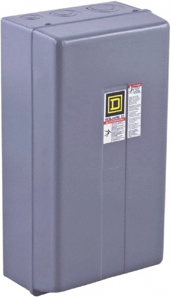 Square D 8502SEG2V02S 3 Pole, 110 Coil VAC at 50 Hz and 120 Coil VAC at 60 Hz, 90 Amp NEMA Contactor Image