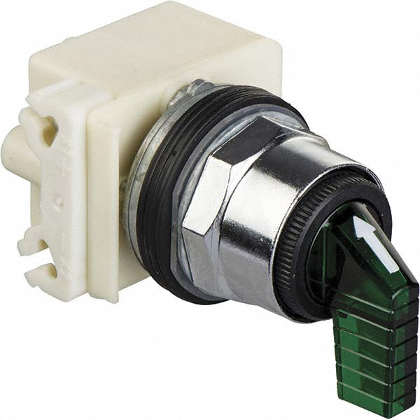 Schneider Electric 30mm Mount Hole, 2 Position, Knob Operated