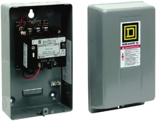 Square D 8502SBG2V02S 3 Pole, 110 Coil VAC at 50 Hz and 120 Coil VAC at 60 Hz, 18 Amp NEMA Contactor 