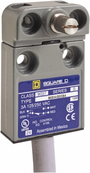 Square D - General Purpose Limit Switch: SPDT, NC, Rotary Head, Side ...