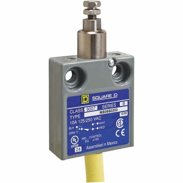 Square D General Purpose Limit Switch SPDT, NC, Plunger, Top MSC
