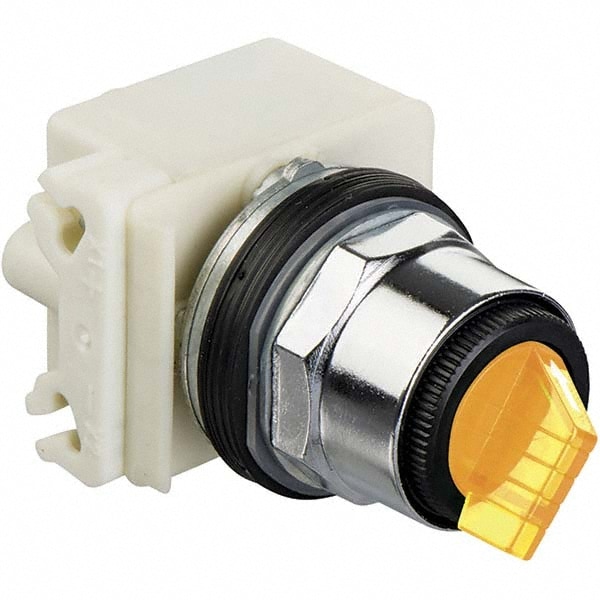 Schneider Electric - 31mm, Yellow, Selector Switch Operating Knob | MSC ...