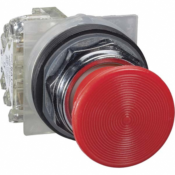 Schneider Electric PushButton Switch 1.22" Mounting Hole Dia, Momentary (MO) MSC