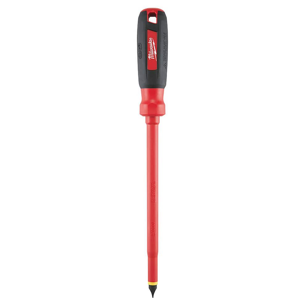 Precision & Specialty Screwdrivers; Tool Type: Cabinet Screwdriver ; Blade Length: 0 ; Overall Length: 14.00 ; Shaft Length: 10in ; Handle Color: Black; Red ; Insulated: Yes