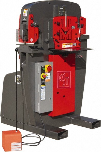 Ironworker: 7" Throat Depth, 50 Ton Punch, 3" Hole
