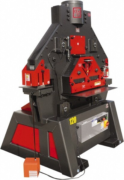 Ironworker: 11" Throat Depth, 120 Ton Punch, 3-1/2" Hole
