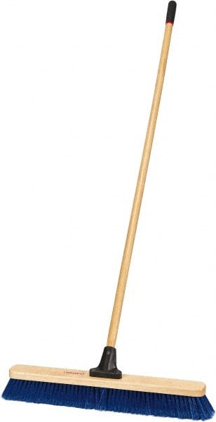 AMES TRUE TEMPER 1426A Push Broom: 24" Wide, Polypropylene Bristle 