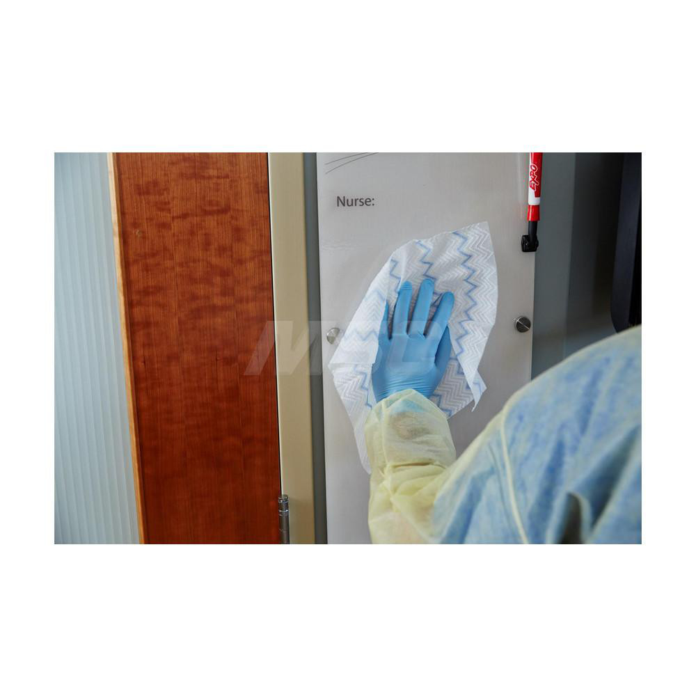 Rubbermaid HYGEN Disposable Microfiber Cloth, 12 inch x 12 inch, Blue, MultiPurpose Single