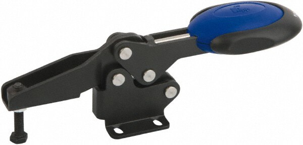 Manual Hold-Down Toggle Clamp: Horizontal, U-Bar, Flanged Base