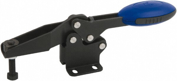Manual Hold-Down Toggle Clamp: Horizontal, U-Bar, Flanged Base