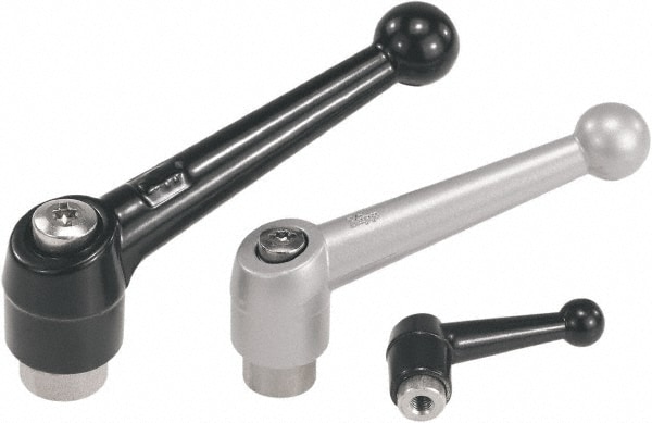 KIPP - Adjustable Clamping Handle: Adjustable, M16x2 Thread, Die Cast ...