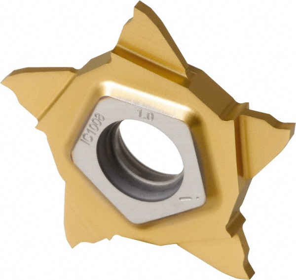 Iscar Cutoff Insert PENTA24N100P005 IC1008, Carbide, 1 mm Cutting Width MSC Direct