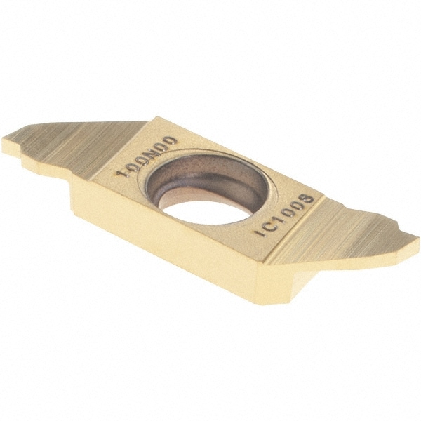 Cutoff Insert: SCIL22-100N-00 IC1008, Carbide, 1 mm Cutting Width