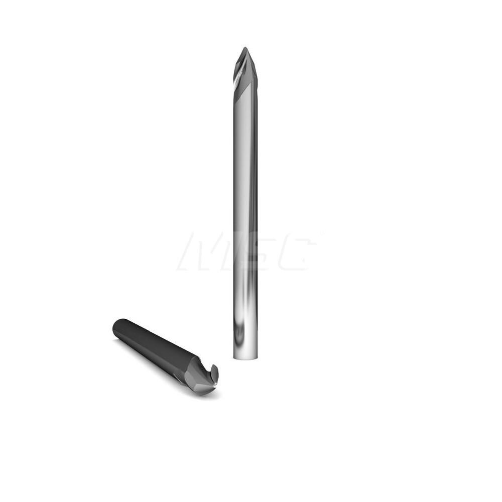 Chamfer Mill: 2 Flutes, Solid Carbide