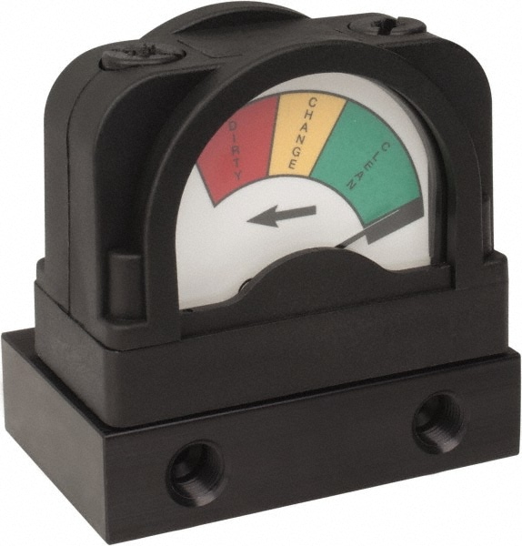 PRO-SOURCE 22070037PRO FRL Pressure Gauge: Glass Filled Nylon, Use with Filter Image