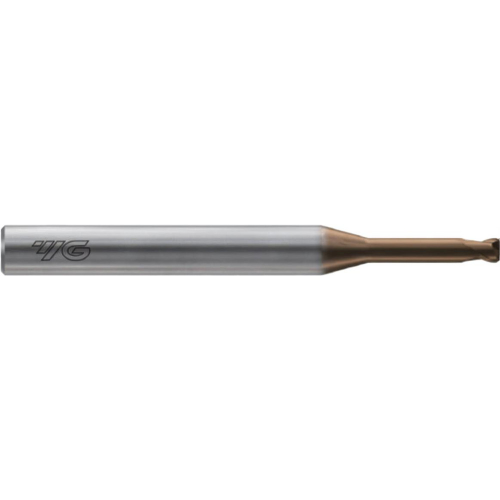 YG-1 - X1-EH Corner Radius End Mill: 4.00 mm Dia, 3.50 mm LOC, 0.2