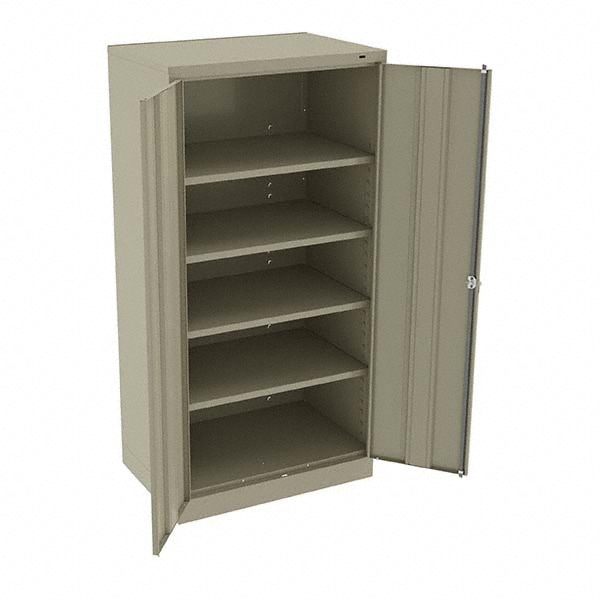 Tennsco - 5 Shelf Locking Storage Cabinet - 50154632 - MSC Industrial ...