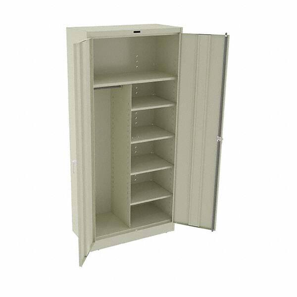 Combination Storage Cabinet: 36" Wide, 18" Deep, 78" High
