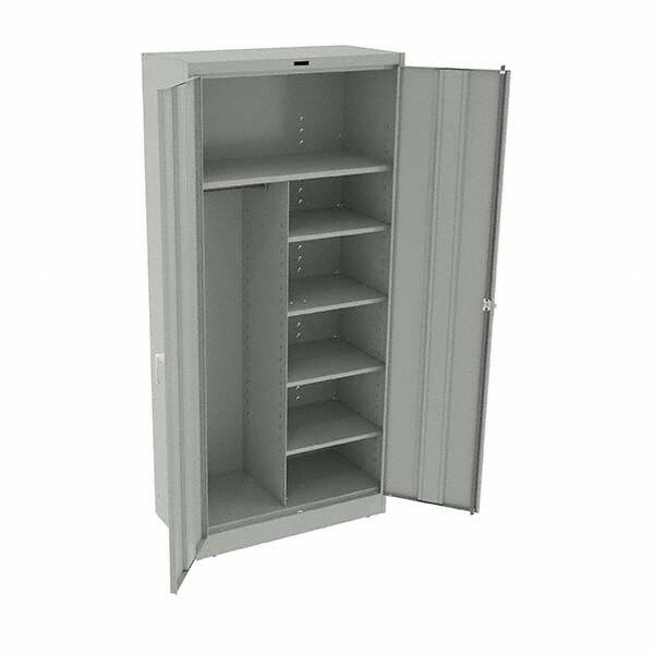 Combination Storage Cabinet: 36" Wide, 18" Deep, 78" High