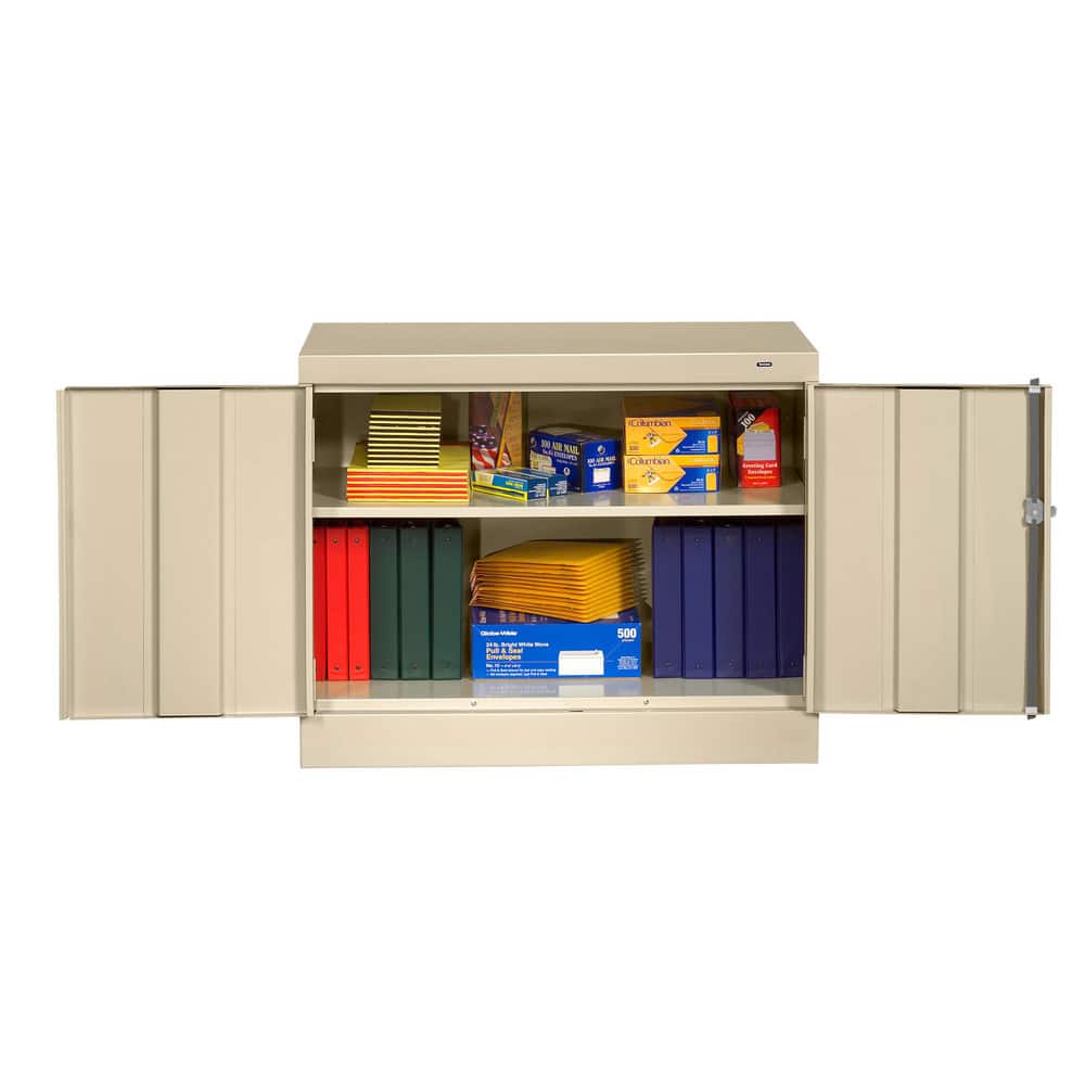 Rubbermaid Plastic Freestanding Garage Cabinet in Gray (36-in W x 37-in H x  18-in D)