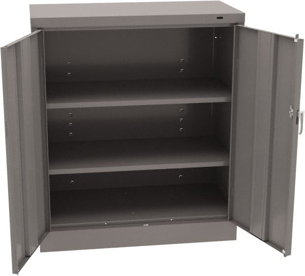 Tennsco - 3 Shelf Locking Storage Cabinet - 50155902 - MSC Industrial ...