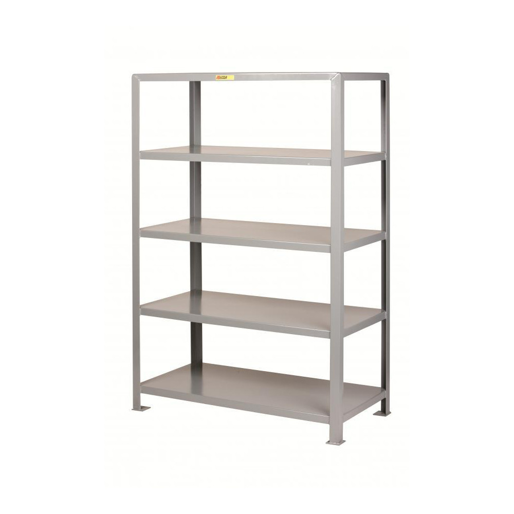 12 Gauge Steel Welded Shelving: - 5 Shelf, 2,000 lb Shelf Capacity, Assembled