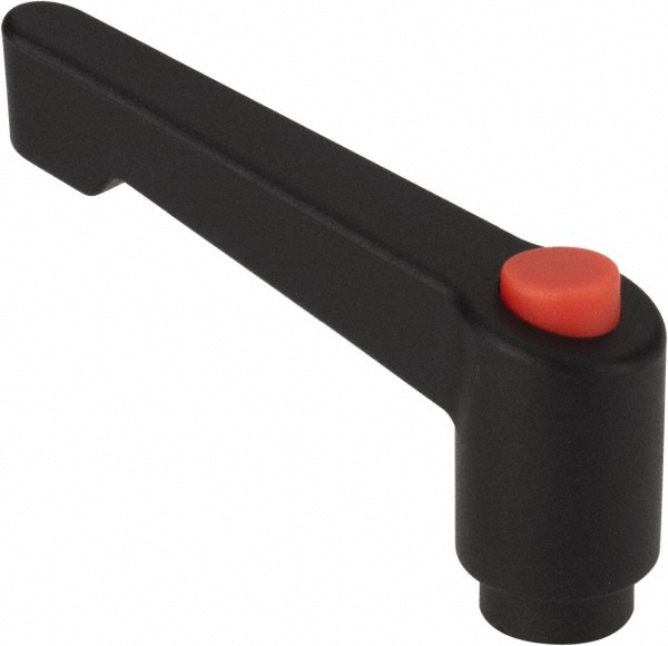Orange Inch Size 1.30 Height 1.30 Height Morton Machine Works MH-103-OR 1//4-20 Thread Size Morton Die Cast Zinc Handle Adjustable Clamping Lever