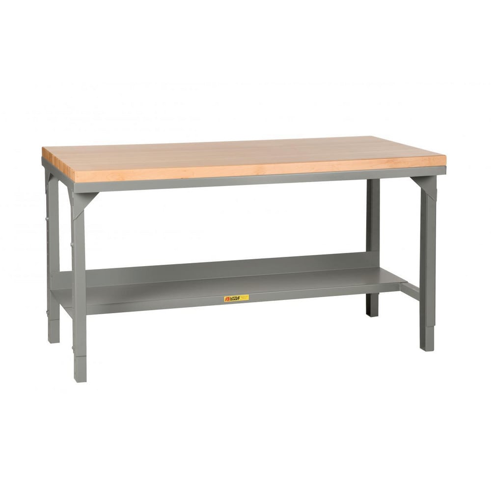 Little Giant. WSJ2-3072-AH Butcher Block Top Table: Gray Image