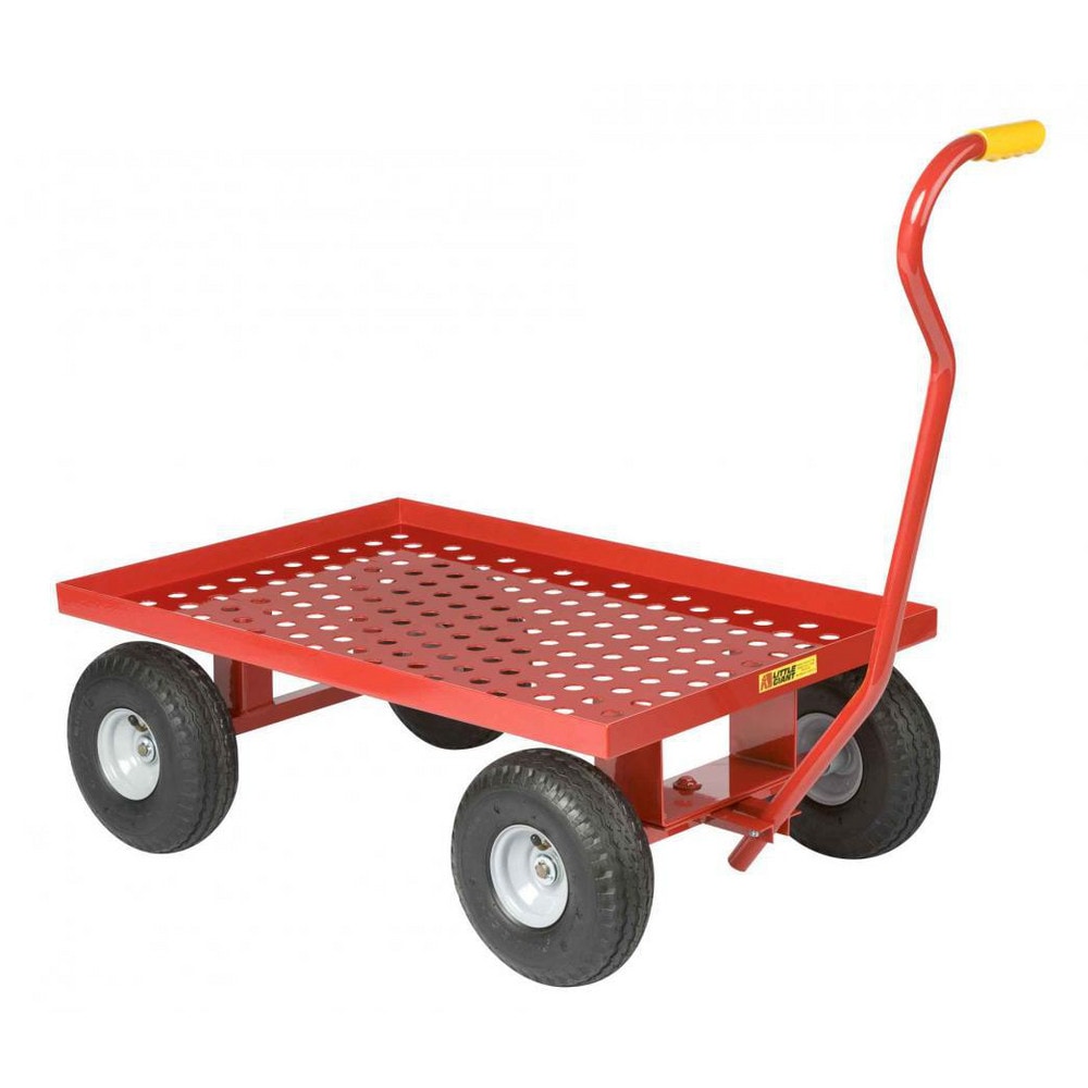 LITTLE GIANT LWP-2436-10 Perforated Steel Deck Wagon Truck: Perforated, Steel Platform, 24" Platform Width, 36" Platform Length Image