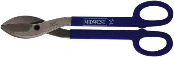 Midwest Snips MWT-167B Tinners Snips: 16" OAL, 2-1/2" LOC, Molybdenum Alloy Steel Blades 