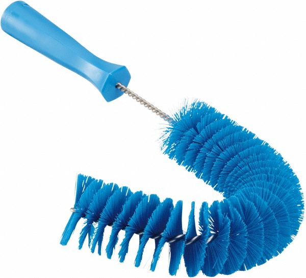 Pipe Exterior Brush, 2.2", 14.2", Medium, Blue