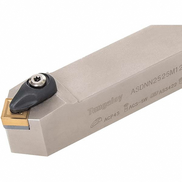 Tungaloy Indexable Turning Toolholder ASDNN124A, 45 ° Lead Angle