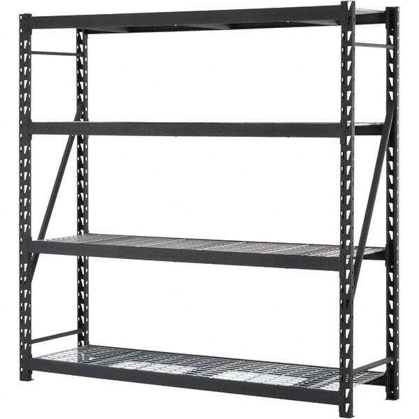 Bulk Storage Rack: 1,500 lb per Shelf, 4 Shelves