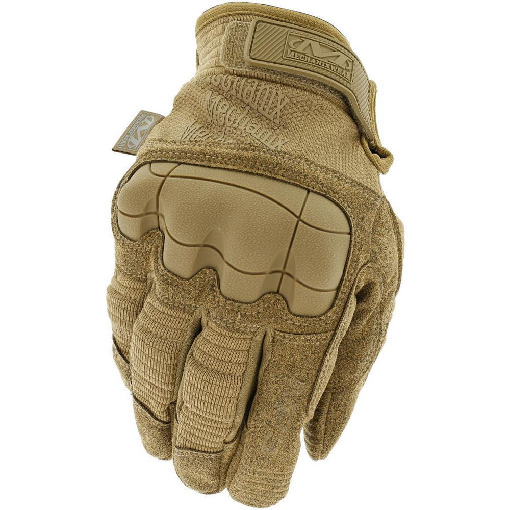 Work Gloves: Mechanix Wear MP3-72, Size Medium, Leather Lined, Leather, Tactical - Brown, Pair