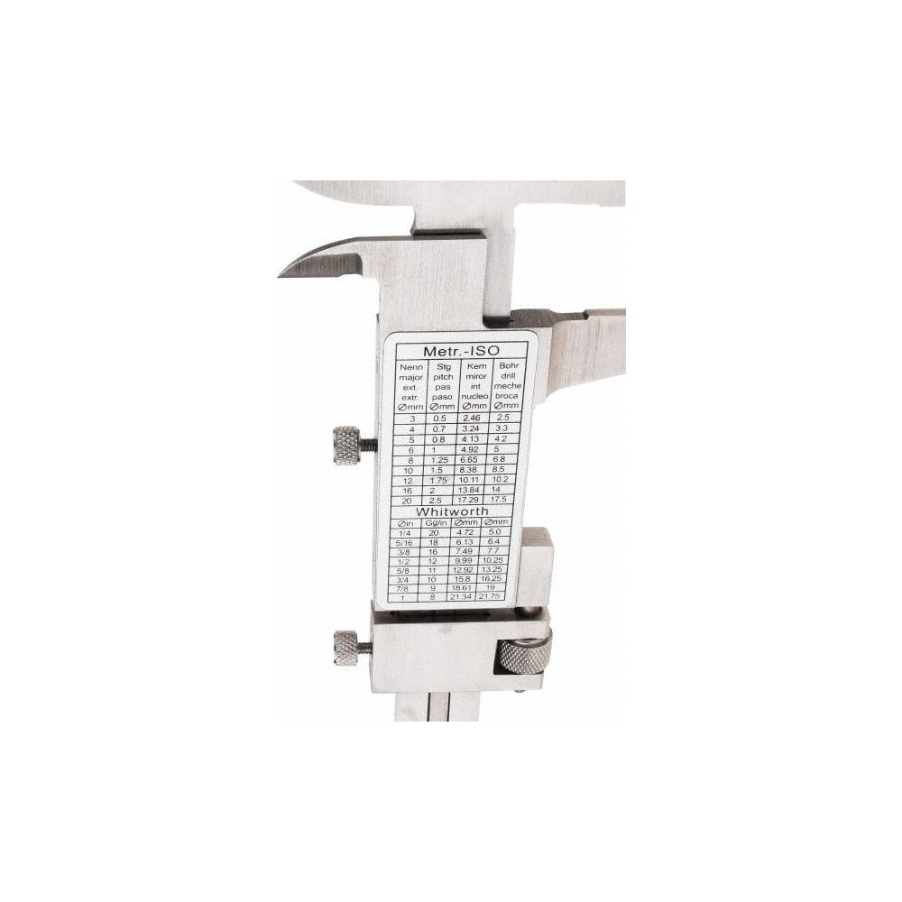 SPI Vernier Caliper, Single Set Screw Style, 0-6"/0-150mm - 20-988-2