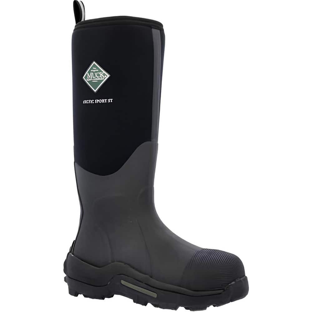 Work Boot: Size 11, 16" High, Neoprene, Steel Toe