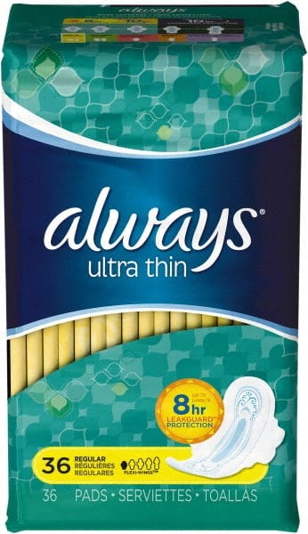Always PGC08322 (6) 36-Packs Folded Sanitary Napkins 