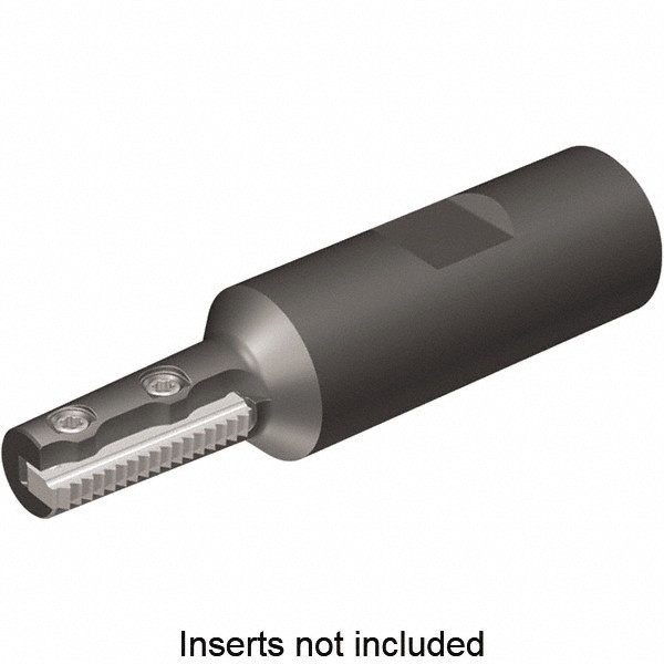 Kennametal Indexable Thread Mill 0.45" Cut Dia, 1.02" Max Hole Depth