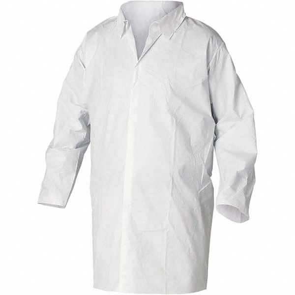 Lab Coat: Size Medium, SMS - White