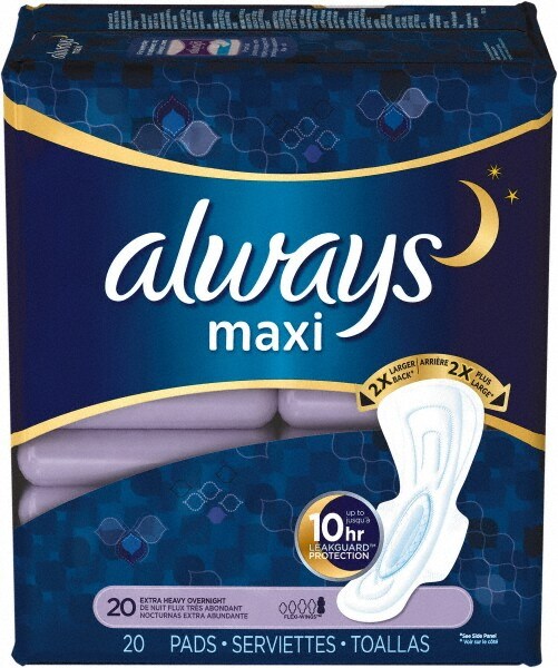 (6) 20-Packs Folded Sanitary Napkins