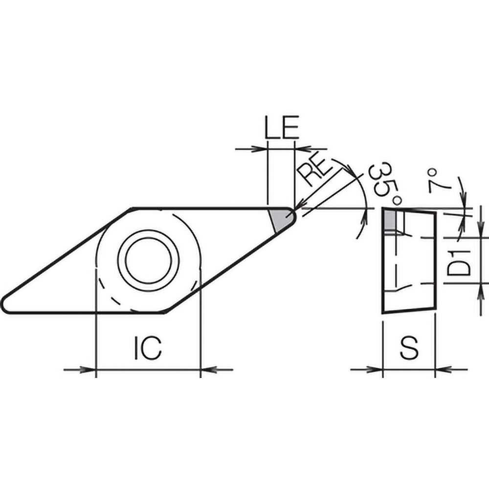 Kyocera - Turning Insert: VCGW15151SET KBN525, CBN | MSC Direct