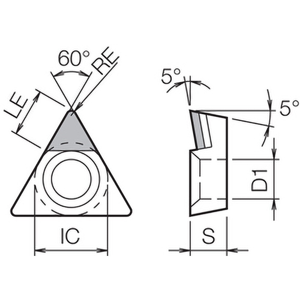 Kyocera - Turning Insert: TBMT1211 KPD010, Polycrystalline Diamond