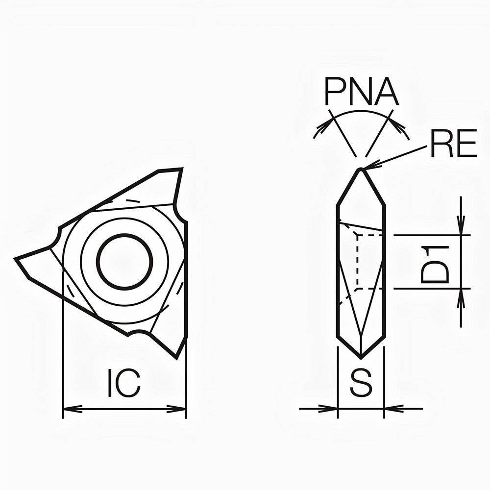Kyocera - Threading Insert: TT32R5502 PR1115, Carbide | MSC Direct