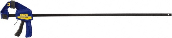 Carbon Steel Bar Clamp: 36" Capacity, 3-3/16" Throat Depth, 300 lb Clamp Pressure