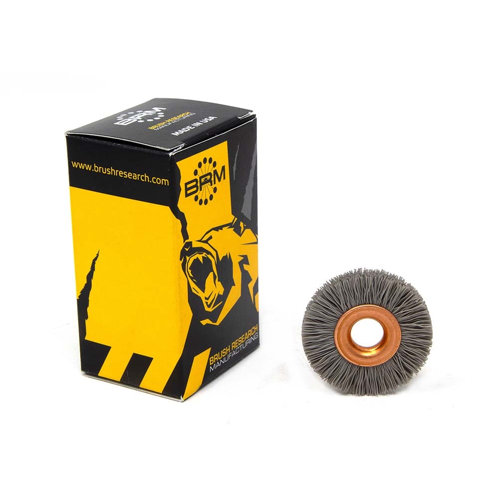 Burr-Rx 8 Crimped Filament Wheel Brush, .043/120CG Fill, 2 Arbor Hole -  86127