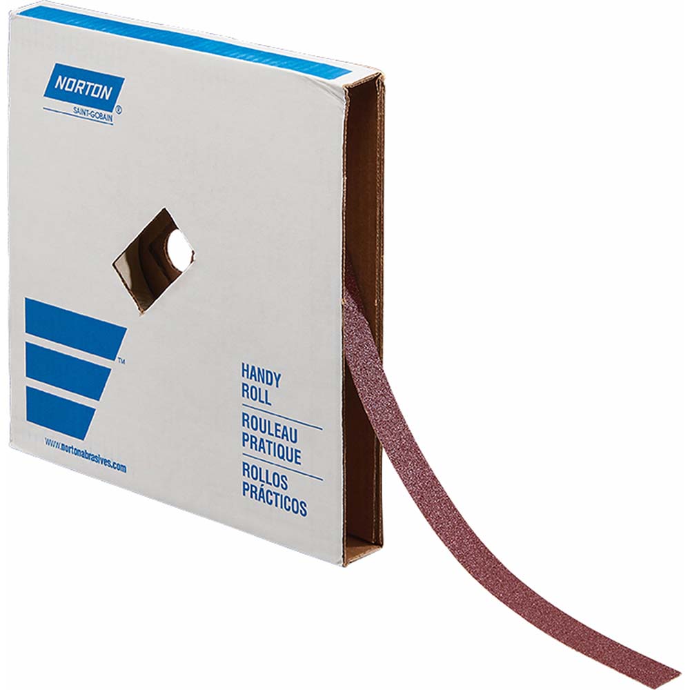 1" x 50 Yd 60 Grit Aluminum Oxide Shop Roll - J Weighted Shop Roll Backing