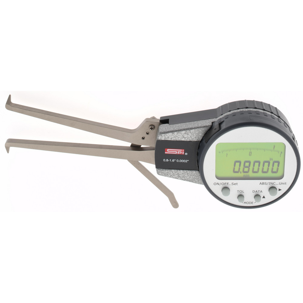 SPI Electronic Caliper 0.8000 to 1.6000", 0.0005" Resolution, For