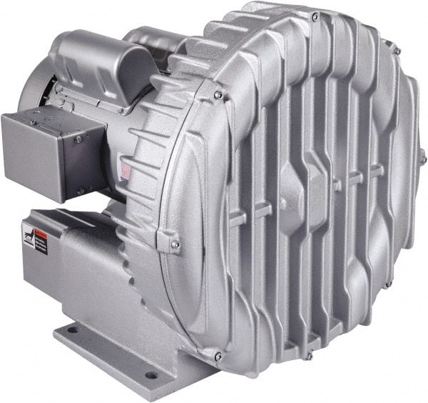 Gast R6335A-2 Regenerative Air Blowers; Inlet Size: 2 in ; Cubic Feet per Minute: 215.00 ; Outlet Size: 2 in ; Amperage Rating: 50mA; 50A ; Maximum Working Water Pressure: 105.0SCFM (Decimal Inch); Maximum Vacuum Water Pressure: 88.0 (Decimal Inch) 